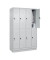 Spind Classic PLUS lichtgrau 080320-40 S10009, 8 Schließfächer 120,0 x 50,0 x 195,0 cm